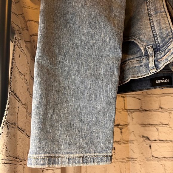 Express Classic Blue Straight Leg Jeans - Picture 6 of 7